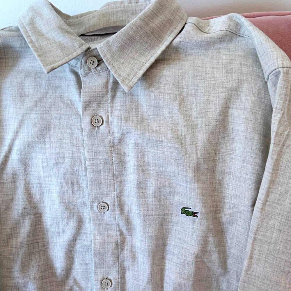Lacoste Men Button Down Shirt